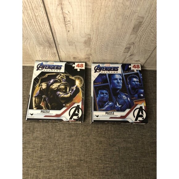 Cardinal Other - Marvel Avengers Endgame Jigsaw Puzzles 48 Pcs New Sealed Boxes Pack of 2